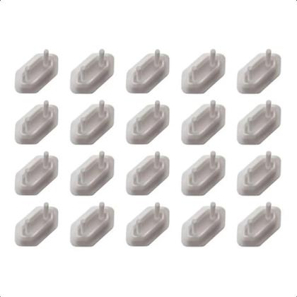 Imagem de 2X Protetor Para Tomada Com 20 Unidades Proteção Para Crianç