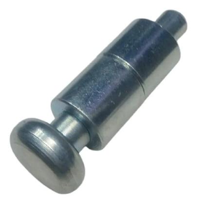 Imagem de 2X Puxador 2 Corpo Manipulo Redondo Aço Pino 8Mm Zincado