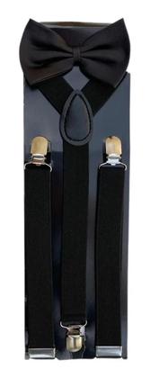 Imagem de 2X Suspensório E Gravata Borboleta Adulto