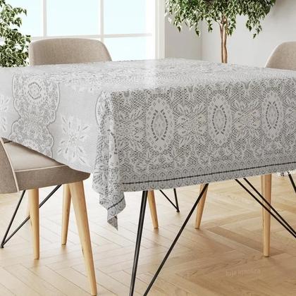 Imagem de 2X Toalha Mesa Plástica Térmica Renda Art 4 E 6 Lugares 1,60