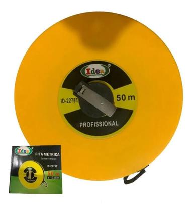 Imagem de 2X Trena Longa Fita Métrica De Vidro 50 Metros Fechada