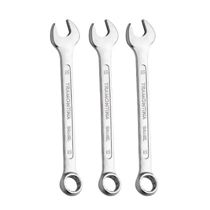 Imagem de 3 Chave Combinada Boca Estrela Estriada Aço 10mm Tramontina