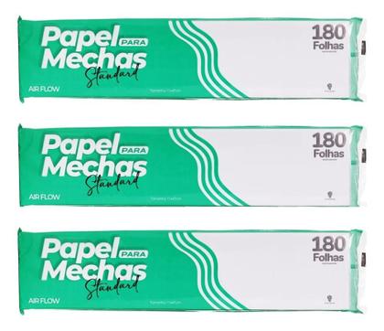 Imagem de 3 Pacotes Papel Para Mechas Standard 11X47Cm 540 Folhas