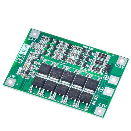 Imagem de 3S 40A Li-ion Bateria Lítio18650 Balanceada Pcb Bms Proteção