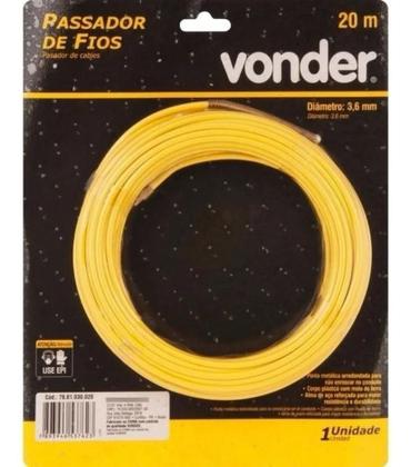 Imagem de 3X Guia Passa Fios Com 20 Metros Pvc Com Alma De Aço Vonder