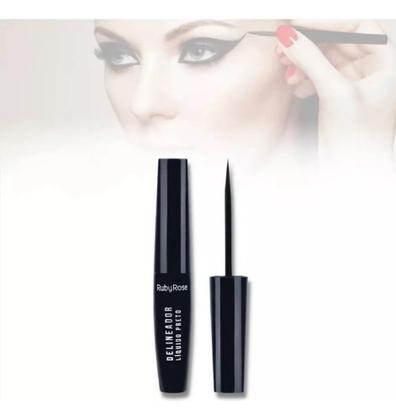 Imagem de 3X Ruby Rose Delineador Liquido Semi-Matte Preto 5,8 Ml