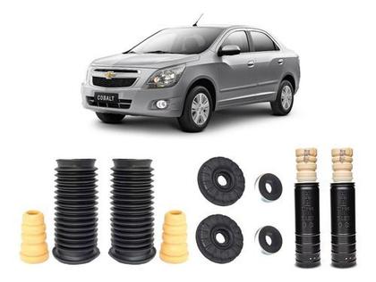 Imagem de 4 Kit Coxim Batente Dianteiro Traseiro Cobalt 2013 2014 2015