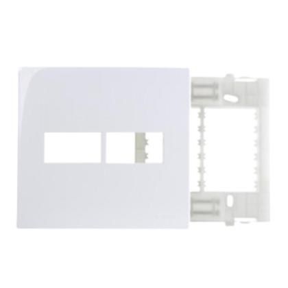 Imagem de 4 Placas Brancas 3 Postos Com Suporte 4x4 Margirius 