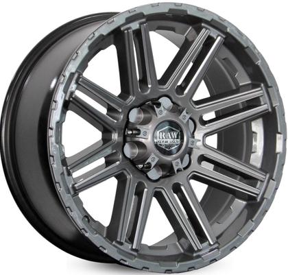 Imagem de 4 RODAS RAW MODELO HD OFF-ROAD OR-04 L200 / ARO 20X9 / (6x139) ET20