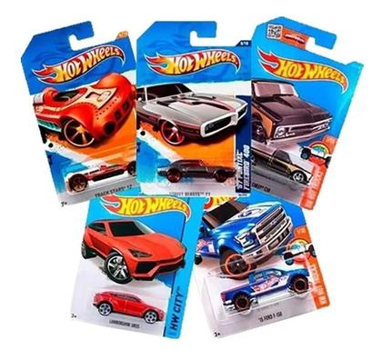 5 Carrinhos Hot Wheels Sortido 1/64 Mattel C4982 (5 Unidade