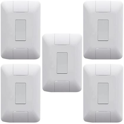 Imagem de 5 Conjunto Aria 4x2 1 Pulsador Campainha Vertical Tramontina