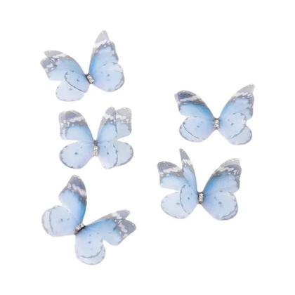 Imagem de 50 Peças De Apliques De Borboleta Em Organza 3D De 5cm, Dupla Face, Para Artesanato DIY E Decoração