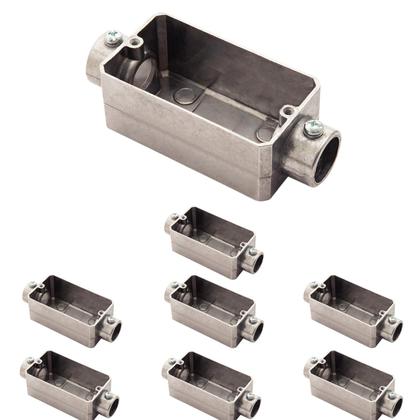 Imagem de 8 Condulete 3/4 C Alumínio S/rosca S/placa Sieg