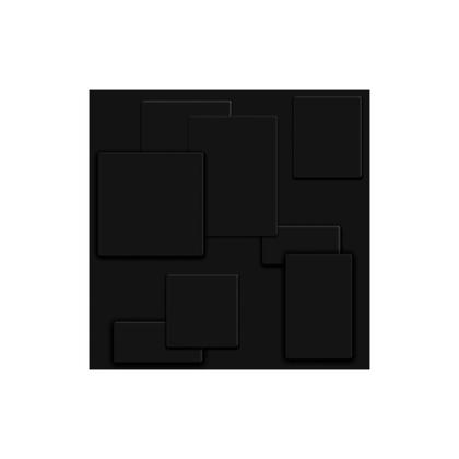 Imagem de 90 Placas Pvc 3d Revestimento de Parede Auto relevo decorativa Quarto Sala Cozinha 25cm x 25cm