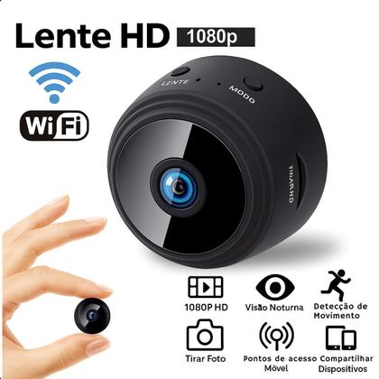 Imagem de A9 Mini Hd Presence Sensor Câmera Wi-Fi 110V Registra Cartão