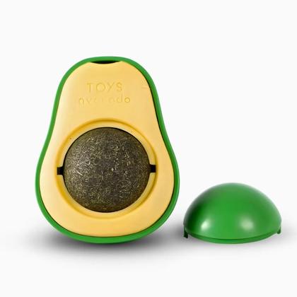 Imagem de Abacate De Brinquedo Com Catnip Para Gatos Brinquedo Interativo para Gatos