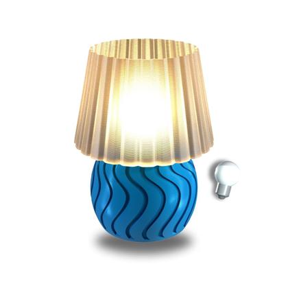 Imagem de Abajur Base Luminária de Mesa Cabeceira de Cama Escritório Quarto Sala com Lâmpada - ARTBOX3D