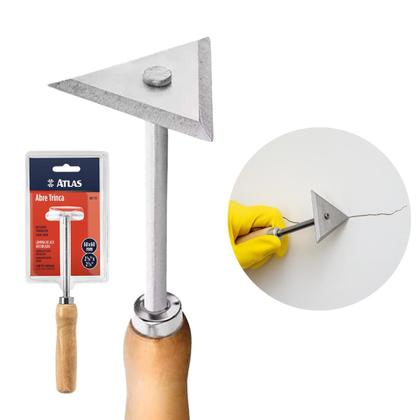 Imagem de Abre Trinca Lâmina De Aço Reforçado Triangular Atlas Ref.375