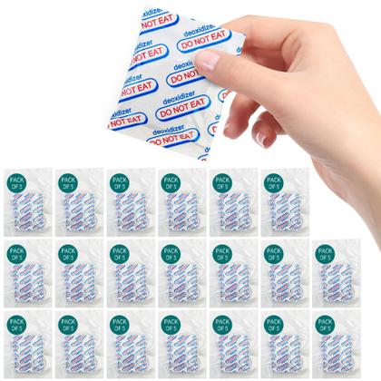 Imagem de Absorvedores de oxigênio Hombao 700ml Food Grade - 100 pacotes