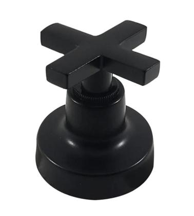 Imagem de Acabamento Registro Preto Volante C-22 Abs ½, ¾ Padrão Deca