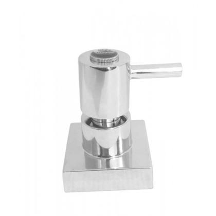 Imagem de Acabamento Registro Quadrado Volante Metal C37 Cromado Padrão Deca