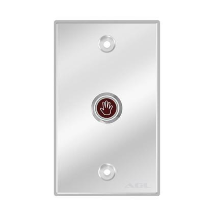 Imagem de Acionador Sem Toque AGL, Infravermelho, 12V, Acionamento Touchless, Inox - 1203066