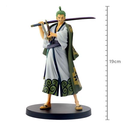 Action figure one piece - roronoa zoro - dxf the grandline men