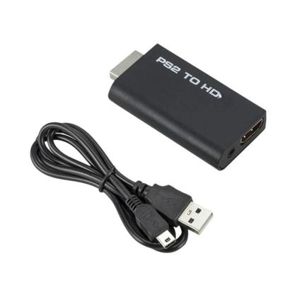 Imagem de Adaptador Conversor HDMI para PS2 - Com Áudio e Vídeo 3,5mm - Suporta 480i/480p/576i