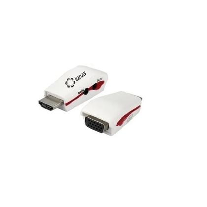 Imagem de Adaptador Conversor Hdmi Para Vga Com Saída De Áudio P2
