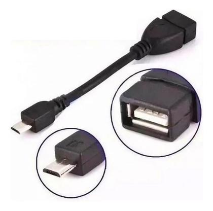 Imagem de Adaptador Conversor Otg Micro Usb V8 Para Usb A Femea KAP-461