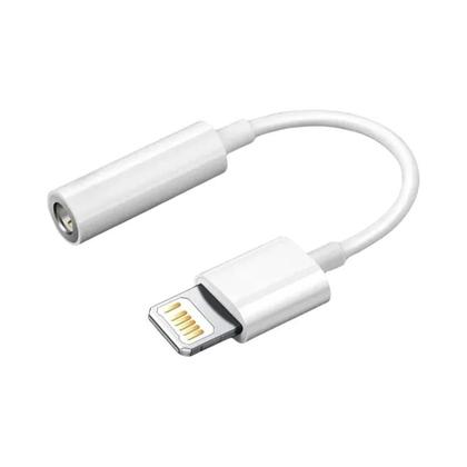 Imagem de Adaptador Lightning Para 3.5mm Aux Para iPhone 14 13 12 11 Pro, Divisor De Áudio, Cabo Para Fone De
