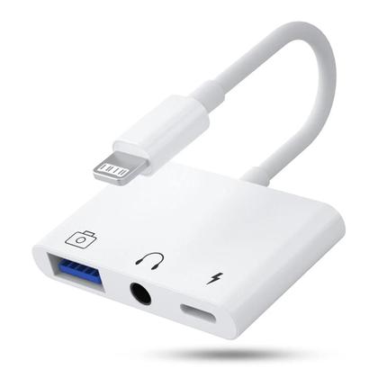 Imagem de Adaptador Lightning Para USB 30 Jack De 35mm Para iPhone 14 13 12 11 pro XS Max XR X iPad Byscoon
