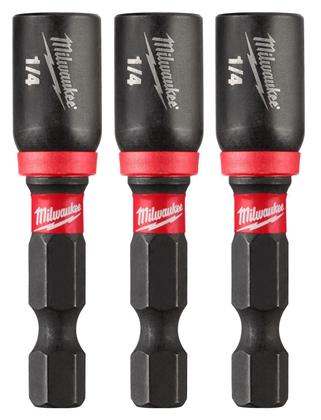 Imagem de Adaptador Magnético 1/4" X 50Mm X 1/4" com 03 peças G 49-66-4522 Milwaukee Unica