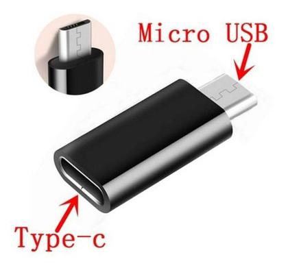 Imagem de Adaptador Tipo C Femea para Micro Usb V8 Macho