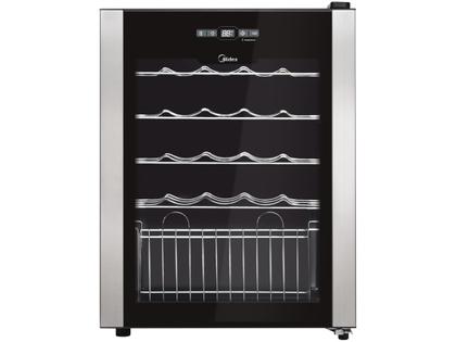 Imagem de Adega Climatizada Midea 24 Garrafas com Painel Touch WBB241 com Compressor