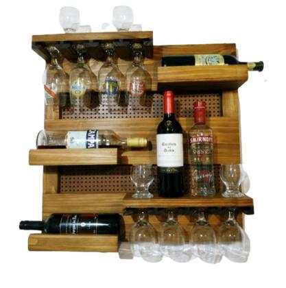 Imagem de Adega de Parede Barzinho Rustico de Madeira