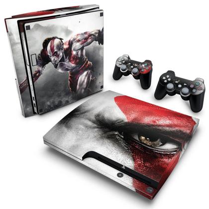 Imagem de Adesivo Compatível PS3 Slim Skin - God Of War 3 B