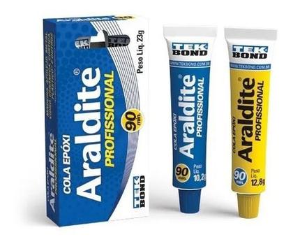 Imagem de Adesivo epoxi araldite profissional 90min 23g tekbond