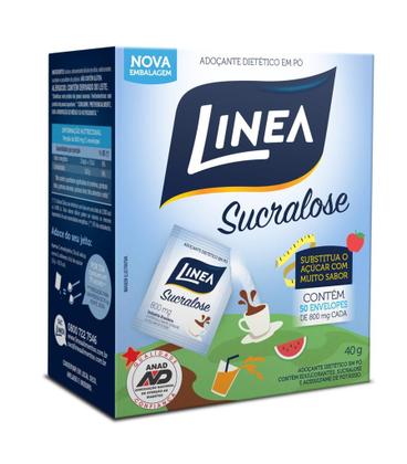 Imagem de Adoçante Em Pó Sucralose Linea - 50 Und - 40g