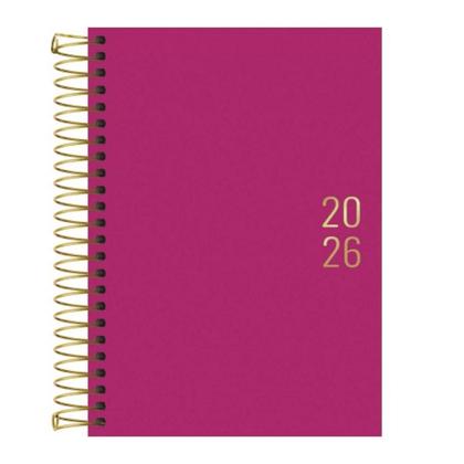 Imagem de Agenda anual espiral napoli feminina 176 folhas 2026 tilibra