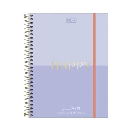 Imagem de Agenda Espiral Planner Happy M7  Tilibra