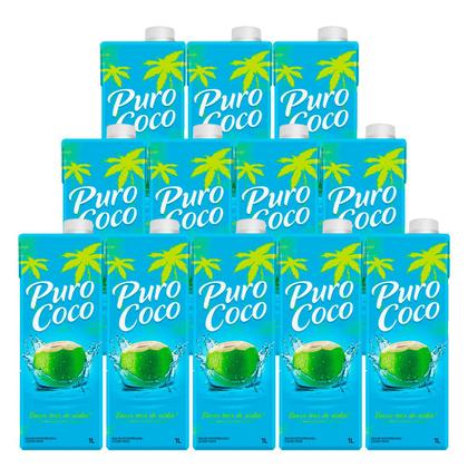 Imagem de Água de Coco Puro Coco Maguary 1l 12 Unidades