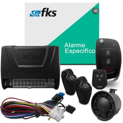 Imagem de alarme para hyundai hb20 com função de desliga radio bloqueia motor e acionamento de vidros elétricos 