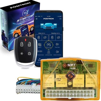 Imagem de Alarme Positron Px360bt Starter + Módulo De Vidros Soft Aw54
