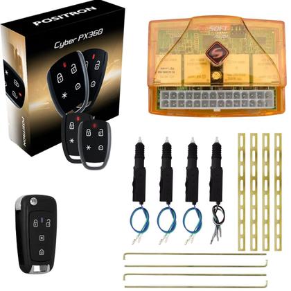 Imagem de Alarme Px360 + Trava Eletrica + Chave Px80 + Modulo Vidro 4p