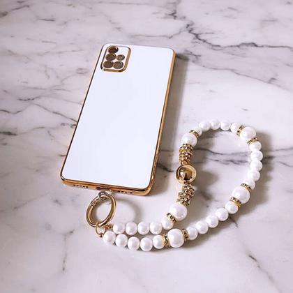 Imagem de Alça Cordão Celular Em Pérolas Mão Pulso