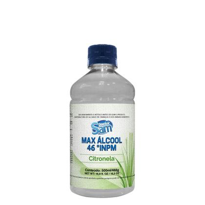 Imagem de ÁLCOOL PERFUMADO 46 INPM CITRONELA 500ml - MAX ÁLCOOL