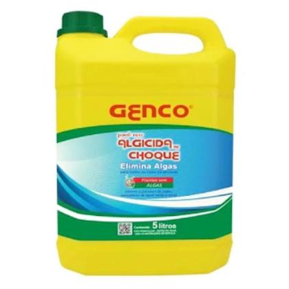Imagem de Algicida Choque Genco 5 L Piscina Água Verde Elimina Algas