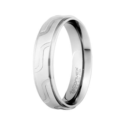 Imagem de Aliança de Namoro Twist 6mm