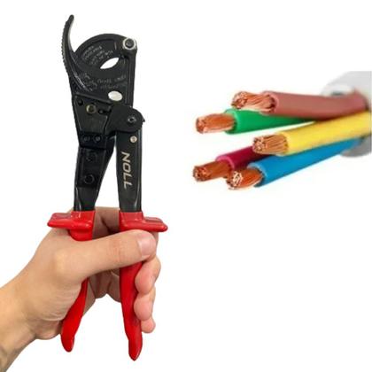 Imagem de Alicate Corta Cabos Fio Com Catraca Até 240mm Noll